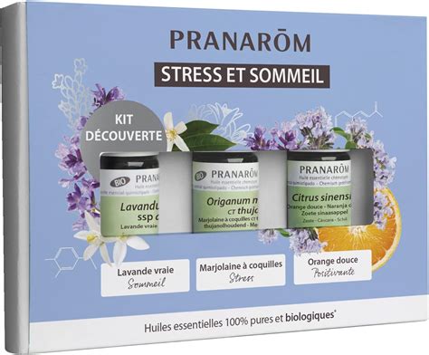 Pranarom Coffret Stress Et Sommeil Un Kit D Couverte De Huiles