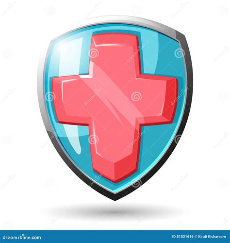 Shield Security Protect Stock Vector Image