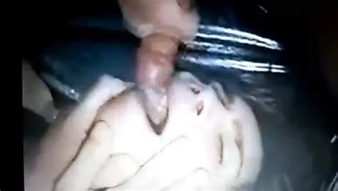 Snowballing Cumkissing Blonde With Another Man S Sperm Bukkake Facial