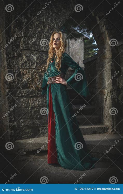 Medieval Princess Dress Green