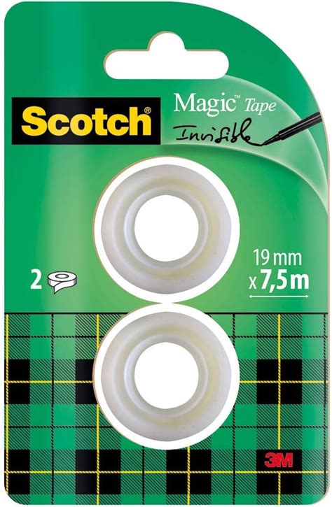 Scotch 3M Crystal Ruban Adhésif Transparent 19 mm x 7 5 m