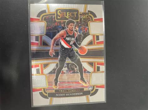 Scoot Henderson Select Rookie Councourse Rc Trail Blazers