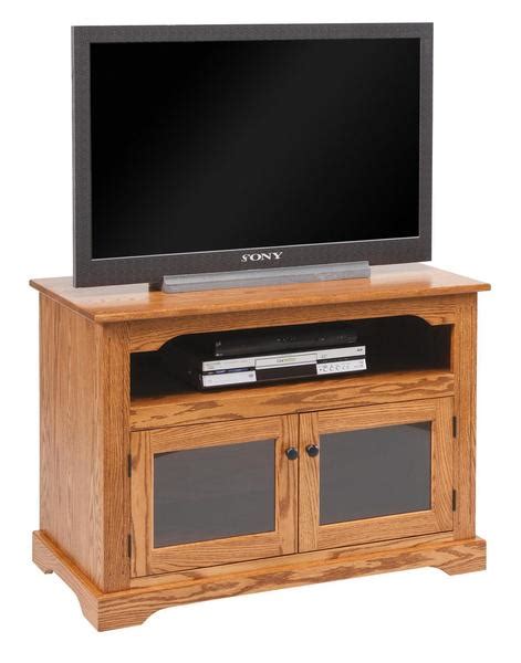 Solid Wood Shaker 40" TV Stand with Glass Doors from DutchCrafters