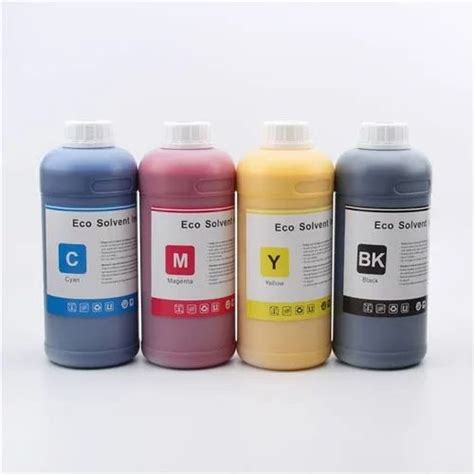 China CMYK Imported Eco Solvent Ink For Epson I3200 Sealed Pvc