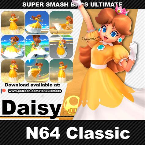 Ssbu Mod Daisy Classic By Hanxulz On Deviantart