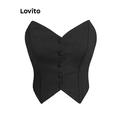 Lovito Camiseta Es Frontais Assim Tricos De Al As Finas Para