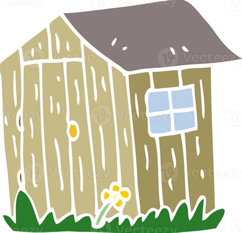 cartoon doodle wooden shed 45107738 PNG