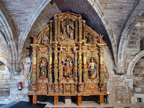 Interior Of Iglesia De San Esteban Church Of St Stephan In Burgos