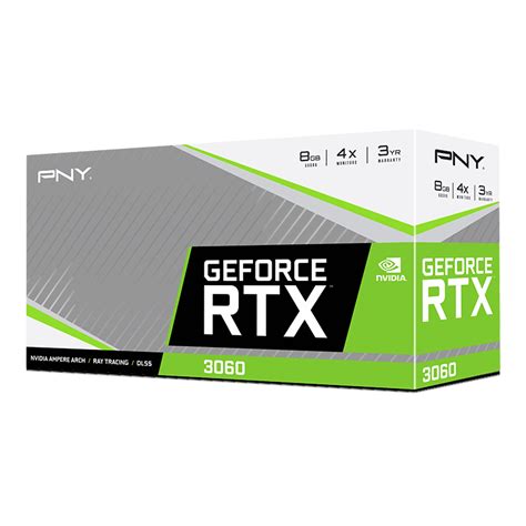 Pny Geforce Rtx™ 3060 8gb Verto™ Dual Fan