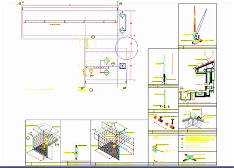 Instalaci N De Torre Pararrayo En Autocad Cad Kb Bibliocad