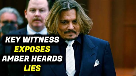 Key Witness Reveals Amber Heard Lied About Johnny Depp Hitting Her