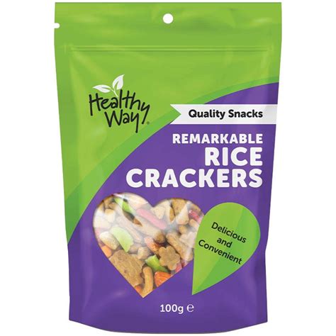 Buy Healthy Way Remarkable Rice Crackers 100g Online at Chemist Warehouse®