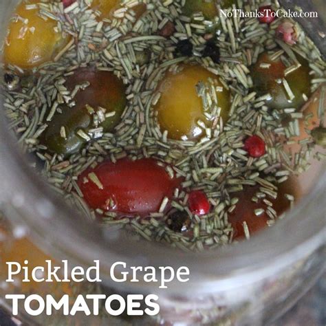 Pickled Grape Tomatoes