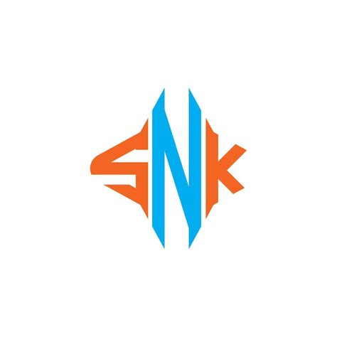 SNK letter logo creative design with vector graphic 8467700 Vector Art ...