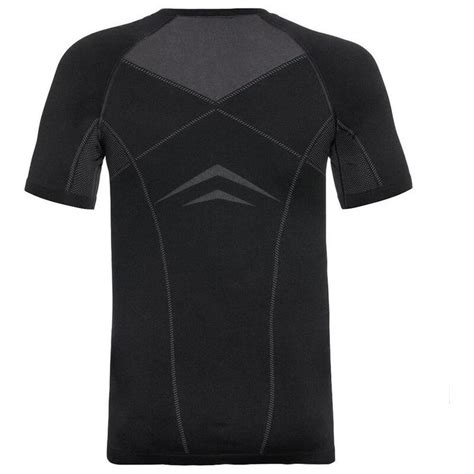 Odlo Mens Fundamentals Performance Light Baselayer Set Black Graphite