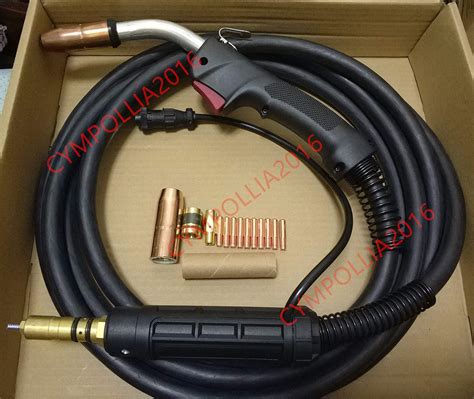 Mig Welding Gun Andtorch 15 250a For Millermaticmiller M25hobart Ironman 230240250275 Heavy