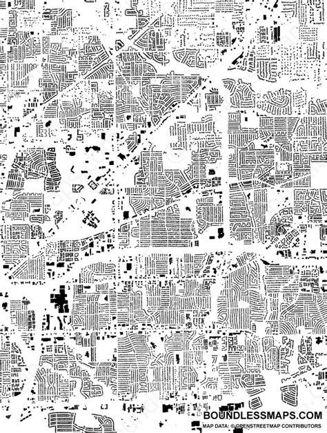 Hurst Figure Ground Vector Map Boundless Maps Map Vector Figure