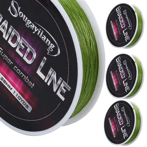 Buy Sougayilang Pe Braided Fishing Line Multifilament Yards Lb