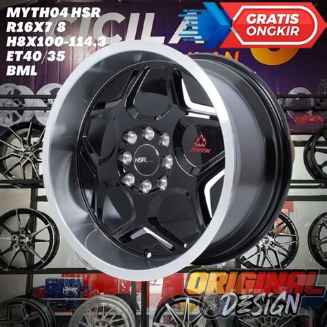 Jual Velg Mobil Ring Hsr Myth R Lebar Lobang Baut Et