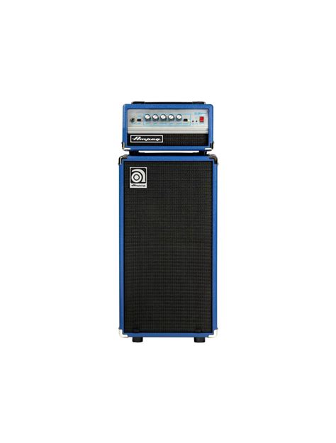 Ampeg Micro Vr Mini Bass Stack Micro Vr Head And Svt210av Limited Edition Blue