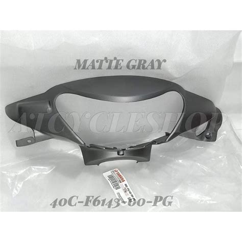 Genuine Upper Cowling Head Cover Matte Gray For Mio Sporty Soulty