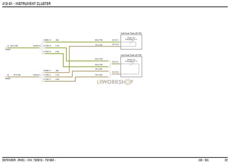 Instrument Cluster Wiring Diagrams Find Land Rover Parts At Lr Workshop