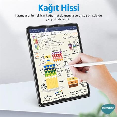 Microsonic Samsung Galaxy Tab A Plus Paper Feel Ka T Fiyat