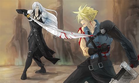 Sephiroth Vs. Cloud by ErisLeea on DeviantArt