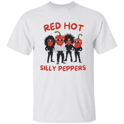 Red Hot Silly Peppers Unisex T Shirt RHCP Shirt Funny Band Shirts Band Tees Band T Shirts Funny