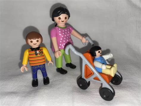 Playmobil Maman Enceinte Avec Enfants Complet Maison City Life Eur