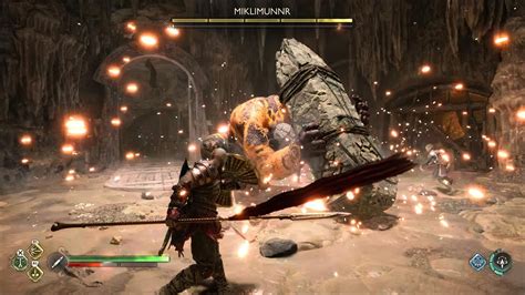 GOD OF WAR RAGNARÖK Optional Boss Battle Miklimunnr PS5 YouTube