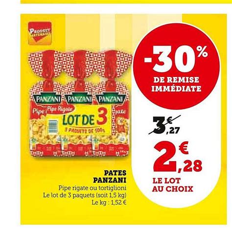 Promo Pâtes Panzani chez Super U iCatalogue fr