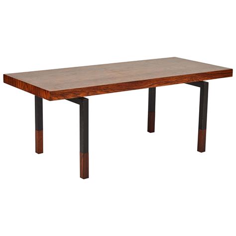 1960s Mid Century Rectangular Coffee Table In Walnut For Sale At 1stdibs