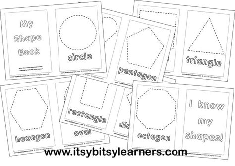 My Shape Book Free Printable