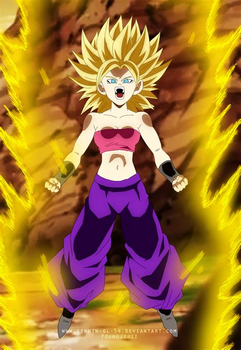 Caulifla Ssj Fast Color By Sennin Gl 54 On Deviantart