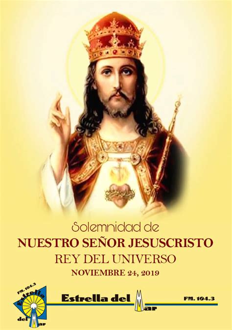 Solemnidad De Cristo Rey Del Universo Jn