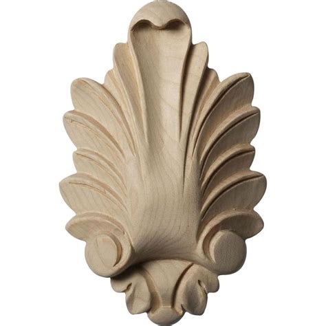 Shop Ekena Millwork Medium Hillsborough Center Oval Wood Rosette At