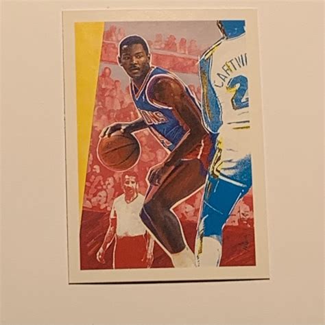 NBA HOOPS Toys 99 Nba Hoops Detroit Pistons Joe Dumars Checklist