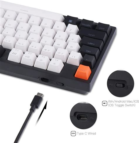 Keychron K Key Gateron Hot Swap RGB Backlight Aluminum Frame Red Switch ENG Cyrillic