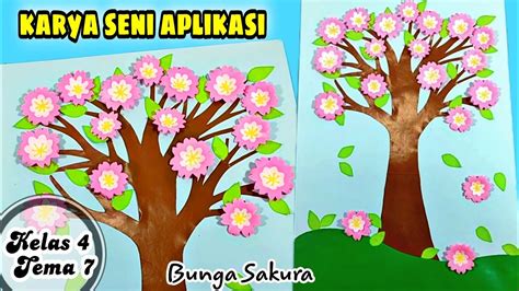 Cara Membuat Karya Seni Aplikasi Tugas Kelas Tema Membuat Bunga