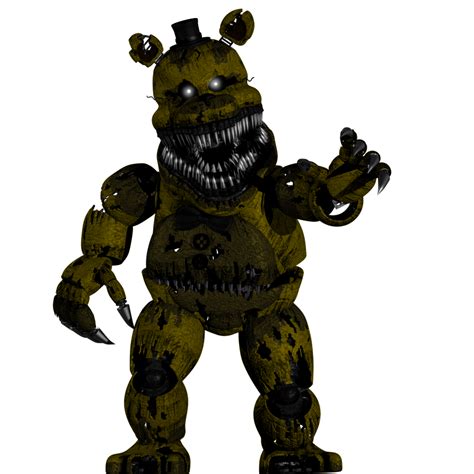 Nightmare Classic Golden Freddy As Nightmare Fred By Nanikos16 On