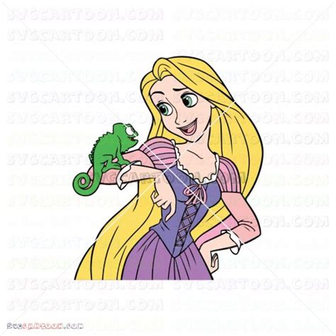 Princess Rapunzel Tangled Svg Dxf Eps Pdf Png