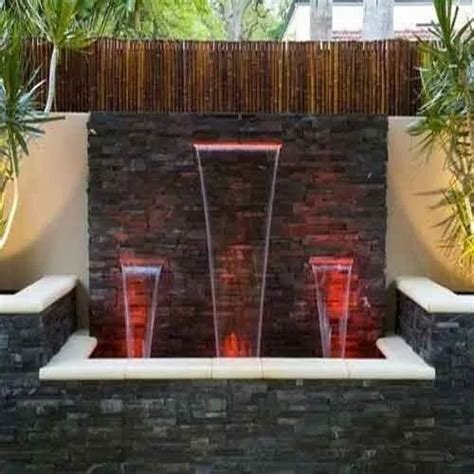 Wall Base Indoor Fountain at ₹ 225000/piece | Living Room Wall Fountain ...