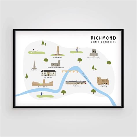 Map of Richmond - North Art