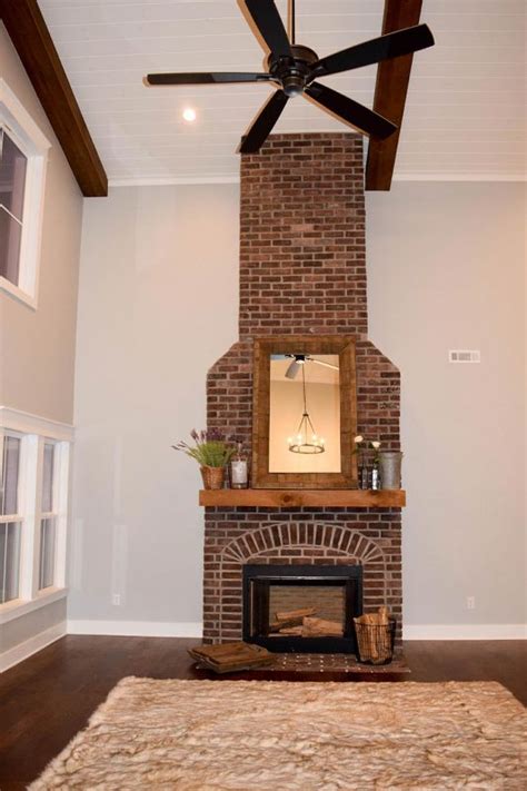 How To Antique Brick Fireplace Mriya Net