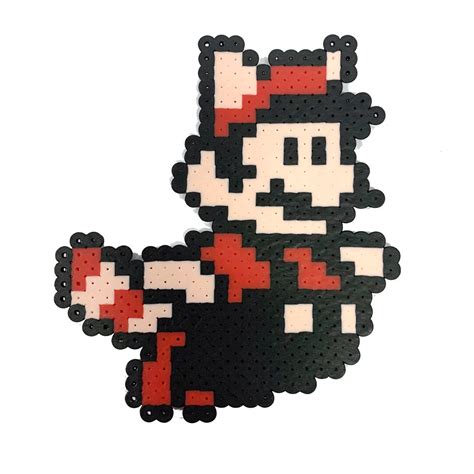 Mario 3 Raccoon Suit Perler — Gametrog