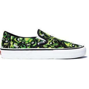 Vans Vans Slip On Supreme Skull Pile Green