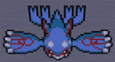 Shiny Kyogre Pixel Art