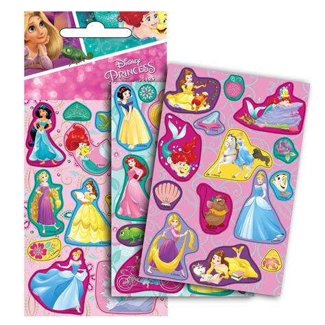 Set of 12 brilliant Disney Princesses stickers