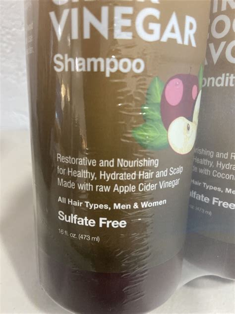 Majestic Pure Apple Cider Vinegar Shampoo And Avocado Coconut